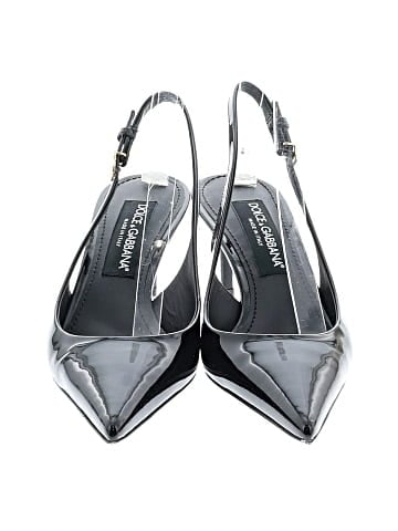 Dolce & Gabbana Patent Leather Slingback Pumps (view 2)