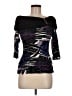 Frank Lyman Design Black 3/4 Sleeve Top Size 8 - photo 1