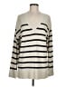 Ann Taylor LOFT Stripes Ivory Pullover Sweater Size M - photo 1