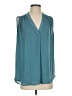 Vince. Teal Sleeveless Blouse Size S - photo 1