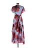 Hutch 100% Polyester Blue Cocktail Dress Size L (petite) - photo 2