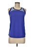 Nike 100% Polyester Blue Active Tank Size M - photo 1