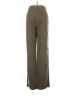 Pull&Bear Solid Green Casual Pants Size S - photo 2