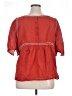 Sundance 100% Cotton Red Short Sleeve Blouse Size XL - photo 2