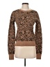 BCBGMAXAZRIA Animal Print Brown Pullover Sweater Size XS - photo 1