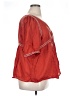 Sundance 100% Cotton Red Short Sleeve Blouse Size XL - photo 4