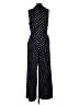 Nina Leonard Polka Dots Black Jumpsuit Size L - photo 2