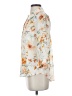 BCX 100% Polyester Floral Ivory 3/4 Sleeve Blouse Size S - photo 5