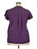 Blooming Jelly Purple Short Sleeve Blouse Size XXL - photo 2