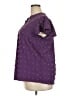 Blooming Jelly Purple Short Sleeve Blouse Size XXL - photo 5