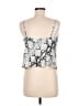Dance & Marvel Silver Sleeveless Top Size M - photo 2