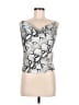 Dance & Marvel Silver Sleeveless Top Size M - photo 1