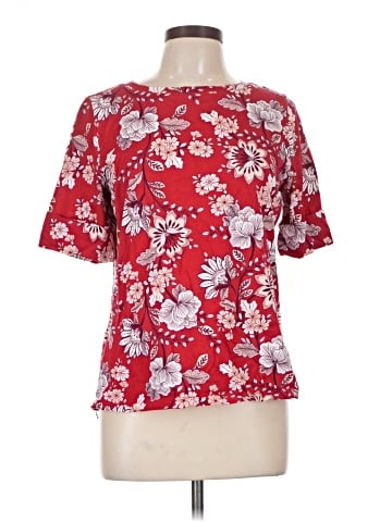 Liz Claiborne Short Sleeve Blouse (view 1)