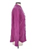 Equipment Purple Long Sleeve Blouse Size S - photo 4