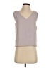 Babaton 100% Polyester Gray Sleeveless Blouse Size S - photo 1