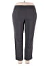 Avenue Solid Gray Active Pants Size 20 Plus - photo 1