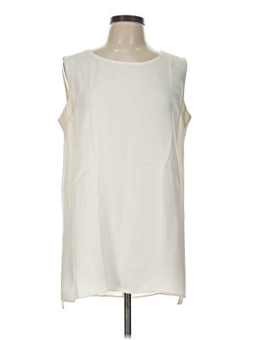 Lafayette 148 New York Sleeveless Silk Top (view 1)