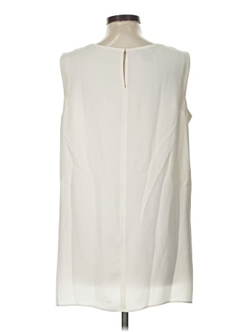 Lafayette 148 New York Sleeveless Silk Top (view 2)