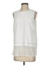Karl Lagerfeld Paris 100% Polyester White Sleeveless Blouse Size S (estimated) - photo 1
