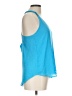 E&M Collection 100% Polyester Blue Sleeveless Top Size L - photo 4