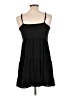Alya Solid Black Casual Dress Size L - photo 2