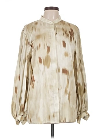 Lafayette 148 New York Long Sleeve Blouse (view 1)