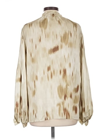 Lafayette 148 New York Long Sleeve Blouse (view 2)