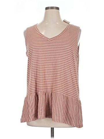 Cotton Bleu Sleeveless T-Shirt (view 1)