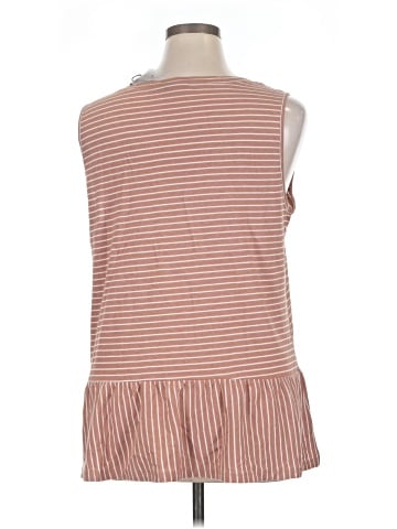 Cotton Bleu Sleeveless T-Shirt (view 2)