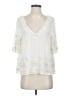 Ark & Co. 100% Polyester Ivory 3/4 Sleeve Blouse Size S - photo 1