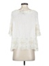 Ark & Co. 100% Polyester Ivory 3/4 Sleeve Blouse Size S - photo 2