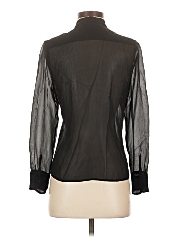 Victor by Victor Alfaro Long Sleeve Silk Top (view 2)