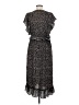 Max Studio 100% Polyester Floral Black Casual Dress Size M (estimated) - photo 2