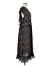 Max Studio 100% Polyester Floral Black Casual Dress Size M (estimated) - photo 4