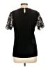 Karl Lagerfeld Paris Black Short Sleeve Top Size L - photo 2