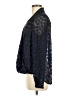 Jennifer Lopez 100% Polyester Black Long Sleeve Blouse Size M - photo 5