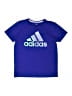 Adidas 100% Polyester Blue Active T-Shirt Size 18 - 20 - photo 1
