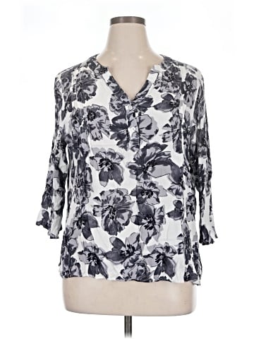 Fun2Fun 3/4 Sleeve Blouse (view 1)