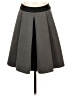 Barneys New York Solid Gray Formal Skirt Size XS - photo 1