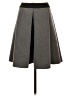 Barneys New York Solid Gray Formal Skirt Size XS - photo 2