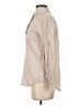 Per Se Stripes Tan Long Sleeve Button-Down Shirt Size S - photo 5