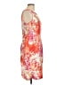 Studio 1 100% Polyester Tropical Orange Cocktail Dress Size 12 - photo 4