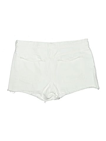 Madewell The Brynn Long Short in Pure White (view 2)