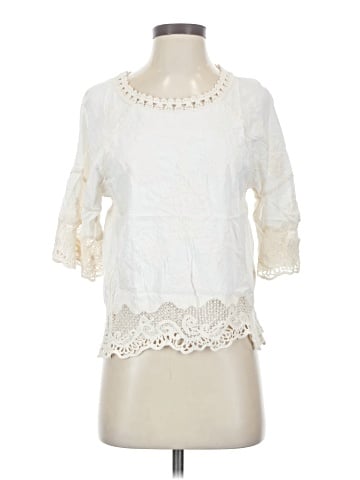 Democracy 3/4 Sleeve Blouse (view 1)