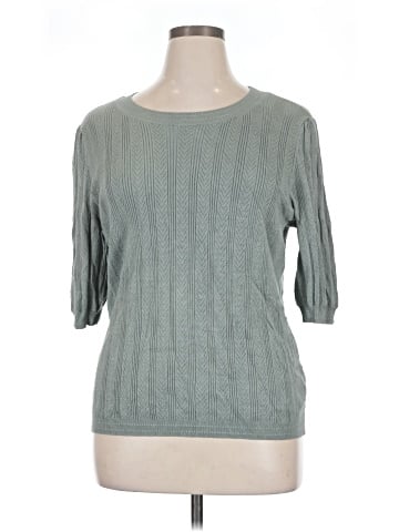 Marled Pullover Sweater (view 1)