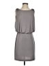 Cachet Solid Gray Casual Dress Size 4 - photo 1