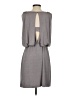 Cachet Solid Gray Casual Dress Size 4 - photo 2