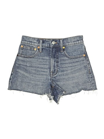 Madewell The Perfect Jean Short in Burnett Wash: TENCEL&trade; Lyocell Edition (view 1)