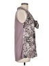 Classiques Entier 100% Silk Gray Sleeveless Silk Top Size L - photo 4