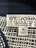 St. John Collection by Marie Gray Houndstooth Gray Jacket Size 10 - photo 6